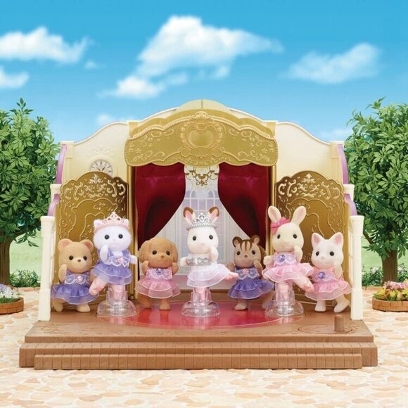 Calico Critters Ballet Theatre Japanese Packing Version w/1 Critter New in Box - Picture 6 of 16